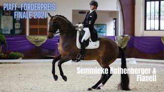 Flanell & Semmieke Rothenberger ️ Sieg im Finale Piaff-Förderpreis 2021  auf dem Gestüt Schafhof