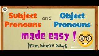 Subject and Object Pronouns  English Grammar