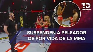 Peleador iraní patea a ring girl en el octágono por su vestimenta y es golpeado por aficionados