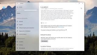 How to Set Change or Clear Default Location for Windows 10 PC