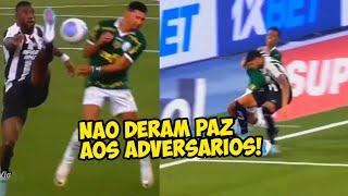 BASTOS E ALEXANDER BARBOZA COLOCARAM O ATAQUE DO PALMEIRAS NO BOLSO EM BOTAFOGO X PALMEIRAS