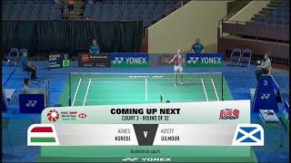 kirsty gilmour skot vs agnes korosi hung  round of 32 US open 2024