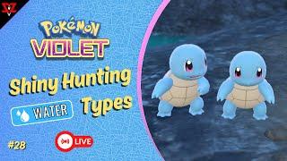 Shiny Hunting Water Types #28  LIVE  Pokemon Scarlet and Violet  SivZ Gaming #shinyhunting
