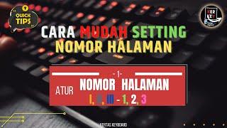 CARA MEMBUAT NOMOR HALAMAN DI WORD