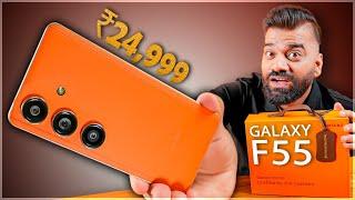 Samsung Galaxy F55 5G Unboxing & First Look  Amazing Looks - Killer Performance
