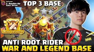 ANTI ROOT RIDER TH16 WAR BASE 2024  TH16 LEGEND BASE LINK  TH16 ANTI 2 STAR BASE - Clash Of Clans