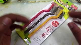 Mini Wire Brush Steel Brass Nylon