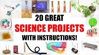 20 Great Science Project Ideas with instructions