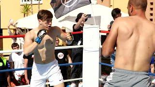 BEACH BOY contro un Muratore Romano. TKO al primo round 