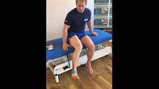 Easy way to tape for an inversion sprain Full Ankle Support