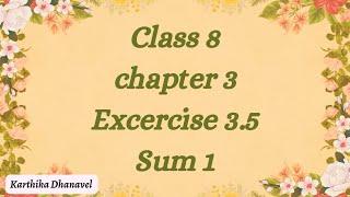 Subtract -2xy²y³±7x²y+5 from 5y²x²y³-2x⁴y+10x² class 8 chapter 3 Excercise 3.5 Sum 1 #class8