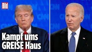 TV-Duell Biden strauchelt - Trump pöbelt