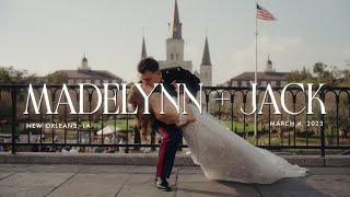 Ballerina Bride Marries Her Marine  Madelynn + Jack  New Orleans LA