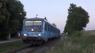 VT 628 423 Bahnland Bayern auf der Gäubodenbahn  Juli 2018