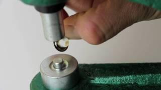 How to Install Grommets with KAM Table Snap Press