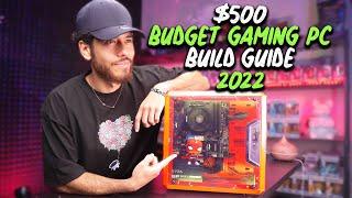 $500 Budget Gaming PC Build Guide - Ryzen 5 5600G w Benchmarks