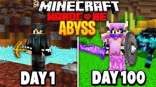 I Survived 100 Days in the Abyss on Minecraft.. Heres What Happened..