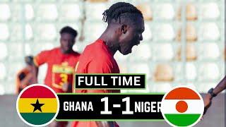 GHANA  1- 1 NIGER   GOALS & HIGHLIGHTS  AFCON 2025 QUALIFIERS - FULL TIME