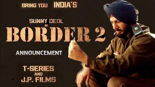 BORDER 2 - Official Announcement Teaser  Sunny Deol Return After 27 Years in Border 2