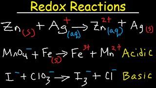 How To Balance Redox Reactions - General Chemistry Practice Test  Exam Review