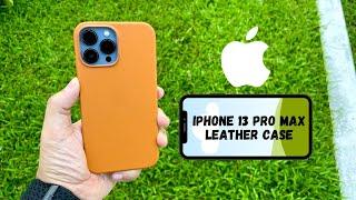 iPhone 13 Pro Max Apple Leather Case  Golden Brown