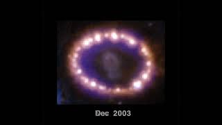 Multiwavelength Time-lapse movie of SN 1987A