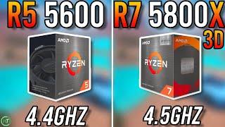 Ryzen 5 5600 vs Ryzen 7 5800X3D - Upgrade Worthy?