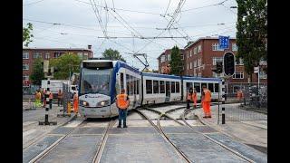 HTM testrijden op het Lorentzplein