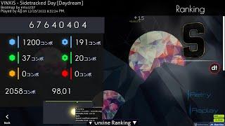 A  VINXIS - Sidetracked Day Daydream +DT 98.01% FC 626pp