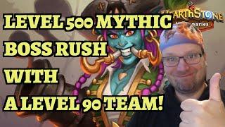 The EASIEST LEVEL 500 Mythic Boss Rush Bounty - Hearthstone Mercenaries Level 500 Day 6