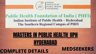 IIPH HYDERABAD Mastersin public health#iiphhyderabad#MPH#