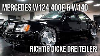 LEVELLA  Mercedes W124 400E & W140  Richtig dicke Dreiteiler - Unsere 19 Retrofelgen