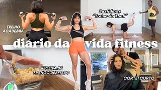 Cortei o Cabelo Treino em Casa Desmaiei Tirando Sangue Receita de Frango e Manutenção das Unhas