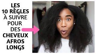 FAIRE POUSSER SES CHEVEUX CRÉPUS RAPIDEMENT - 10 RÈGLES À CONNAITRE ABSOLUMENT