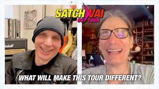 Joe Satriani & Steve Vai Talk New Collaboration & How The SatchVai Tour Will Be Different