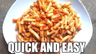 Easy and Delicious Tin Fish Pasta Recipe  Pilchards Lucky Star Pasta Recipe