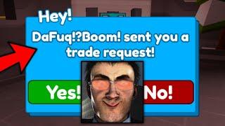  DaFuq?Boom Sent Me A TRADE And It Happened...   Toilet Tower Defense Roblox