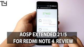 AOSP Extended 4.2 21517 Rom for Redmi Note 4 Review