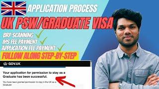 How to apply for UK PSW Graduate Route Visa  Explained in English  2024