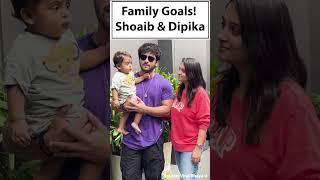 Dipika Kakar & Shoaib Ibrahim snapped with their son Ruhaan  Video