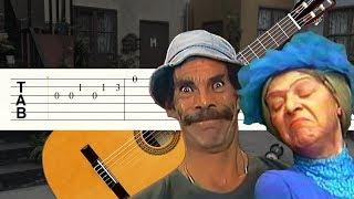 Que Bonita Vecindad  El Chavo  Guitarra Tutorial  Punteo