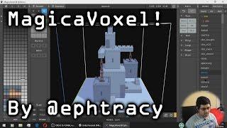 MagicaVoxel free voxel tool and how to import your models in Unity Show & Demonstrate  1