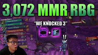 3072 MMR Rated Battleground Game  WoW RBG Chickchau