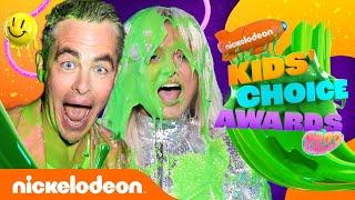 Every Celebrity SLIMING at the 2023 KCAs ft. Charli DAmelio Chris Pine & More 