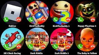 RobloxKickTheBuddyKickTheBuddy 2Poppy Playtime Chapter 3Dark RiddleDark Riddle 2BaByInYellow