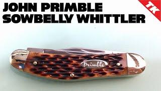 John Primble Sowbelly Whittler Brown Jigged Bone Pocket Knife JP30 0080 JB