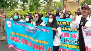 Demo guru P3K yang telah lulus passgred #lampungselatan hari ini