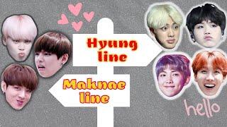 BTS funny moments -  The difference between Hyung-line and Maknae-line