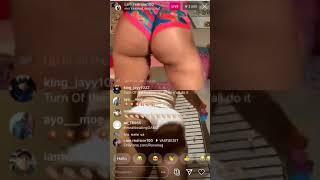 Sexyred_magiccity1 TWERKS ON INSTAGRAM LIVE NAKED