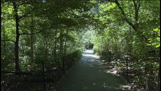 One hour of walking in North Woods Central Park  New York Tour 4K #travel #newyorkcity